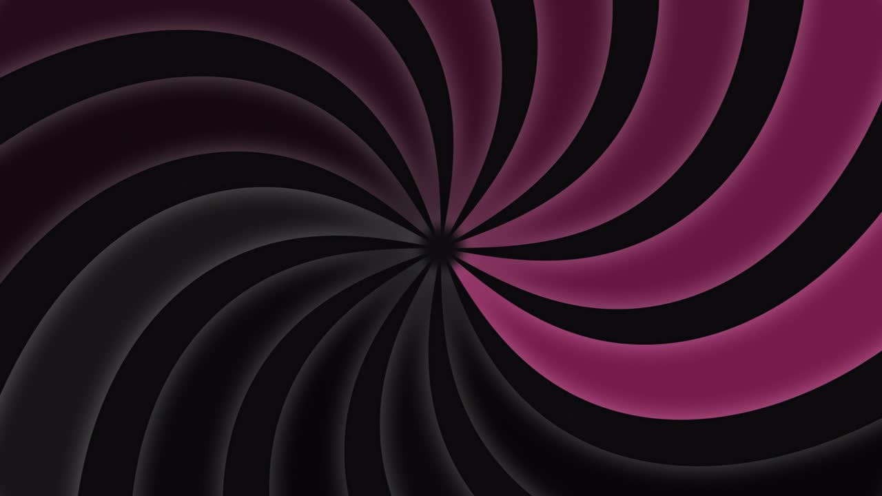 las líneas radiales púrpuras de la curva giran sobre un fondo negro de superficie áspera.
