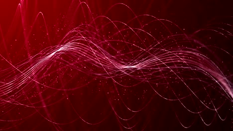 fondo abstracto rojo en bucle 4k