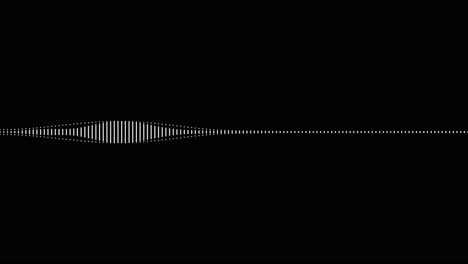efecto de visualización de espectro de audio blanco sobre negro-1