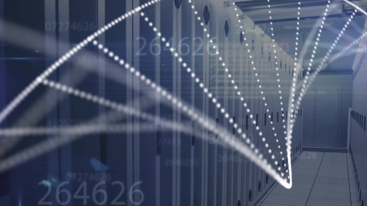 서버  ⁇ 에서 dna 스트랜드의 애니메이션과 데이터 처리