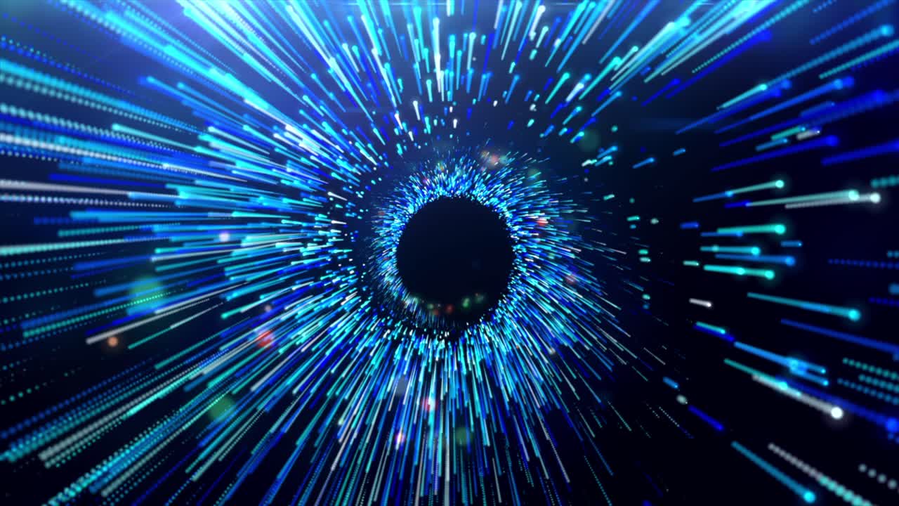 fondo de líneas brillantes azules abstractas