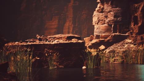 El-Río-Colorado-Atraviesa-La-Roca-En-El-Gran-Cañón