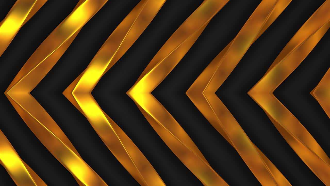 Gold Arrows on Black Background