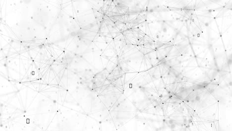 abstract plexus grid binary coding creates techinspired digital landscape for science blockchain