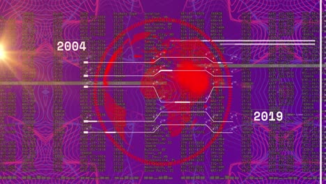 Animation-of-data-processing-over-globe