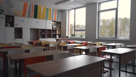 empty classroom