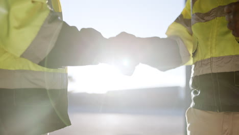 handshake between two workers