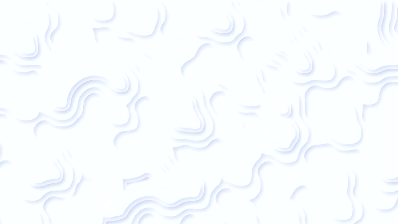 4k blank seamless looped white animated liquid background.