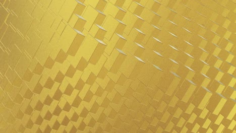 abstract geometric golden backgroundfoil tiles texture seamless loop background 3d rendering