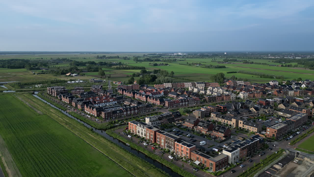 Amersfoort Vathorst, newly build modern houses and apartments.