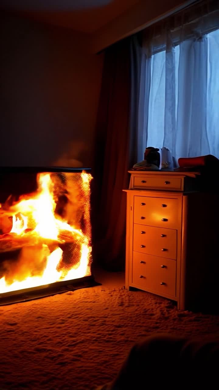 방에서 편안한 밤