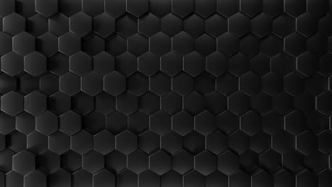 black hexagon pattern background