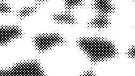 halve toon van veel punten, computer gegenereerde abstracte achtergrond, 3d-rendering achtergrond met optische illusie-effect