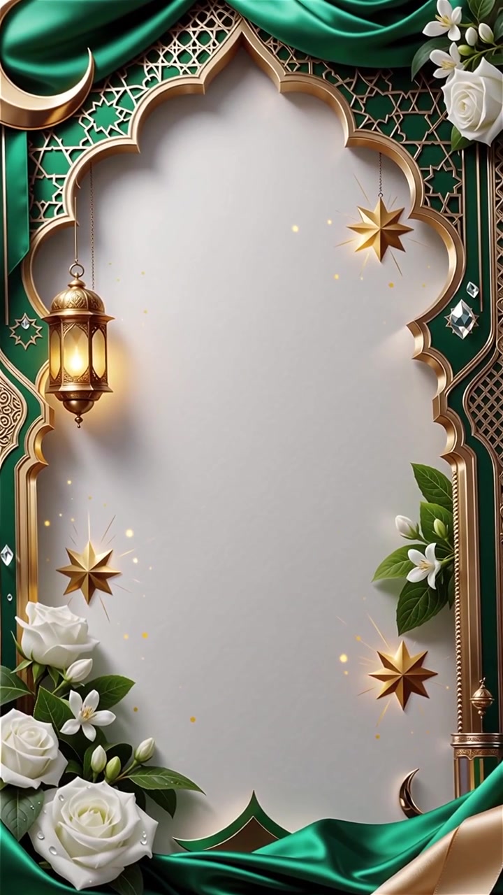 Compleanno del Profeta Maometto Mawlid al-Nabi Sfondo Islamico