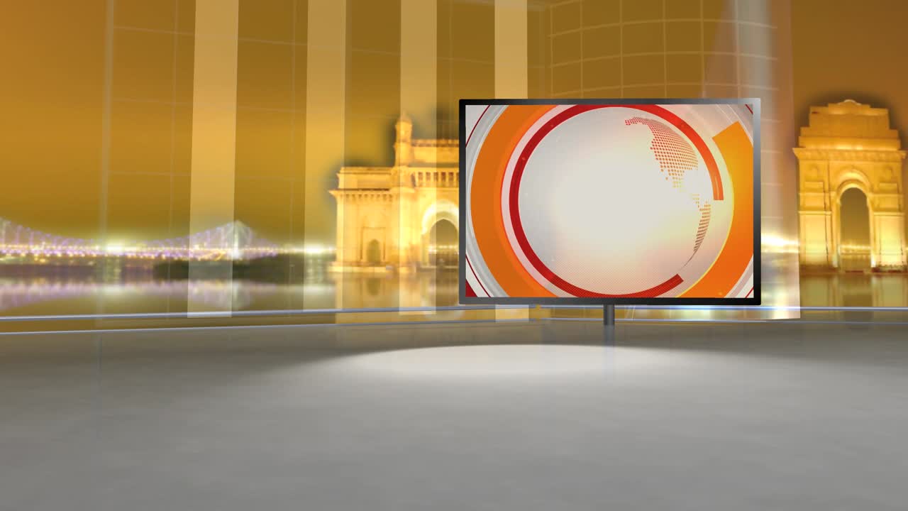 3d 가상 스튜디오 세트 배경