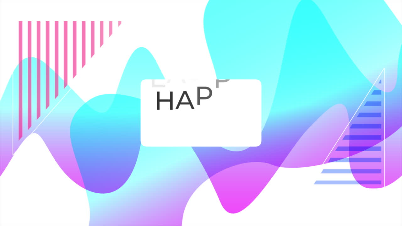 생동감 넘치는 추상적인 배경으로 부활절을 축하하세요.