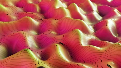 diseño abstracto de la superficie topográfica