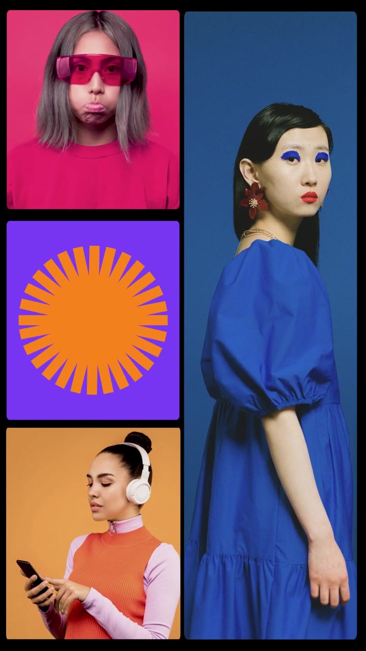 Vetrina moderna multi-schermo