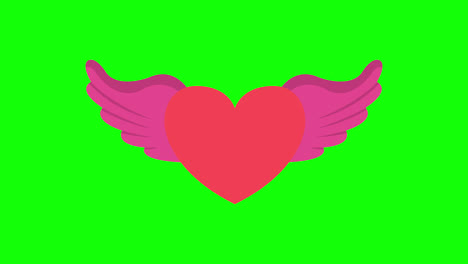 red-love-or-heart-pop-up-icon-Animation.Heart-Beat-Concept-for-valentine's-day-and-mother's-day.-Love-and-feelings.-loop-animation-with-alpha-channel,-green-screen.