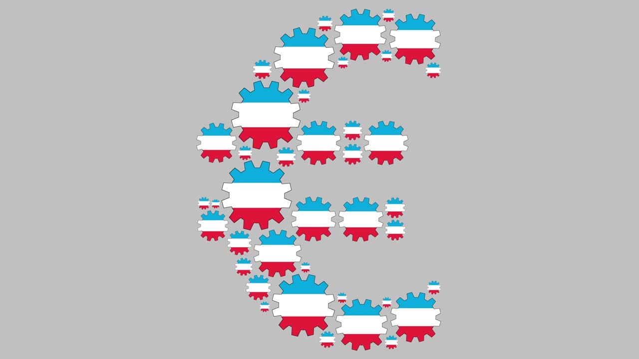 룩부르크 발 기어 유로 기호 모양