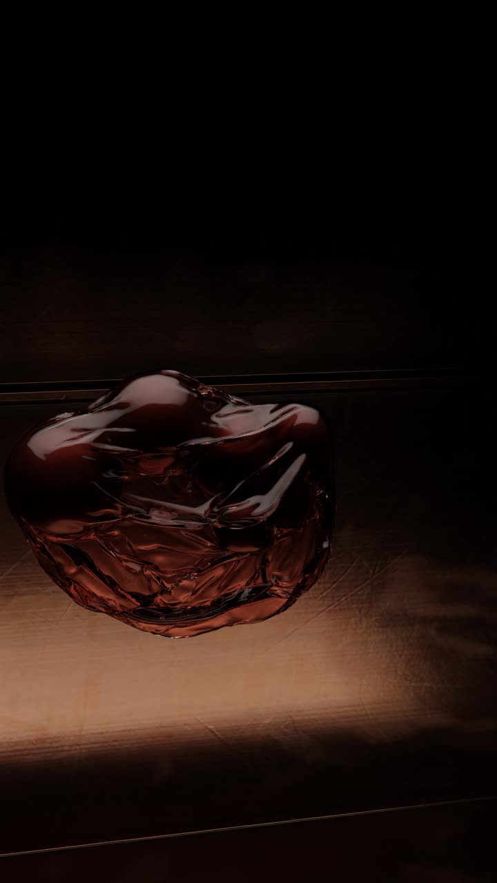 Abstract Chocolate Blob