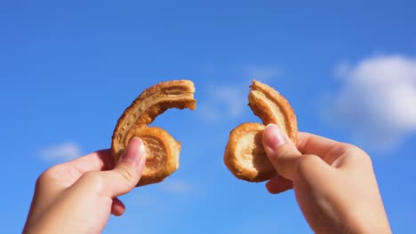 dividiéndose más palmier bajo el cielo azul