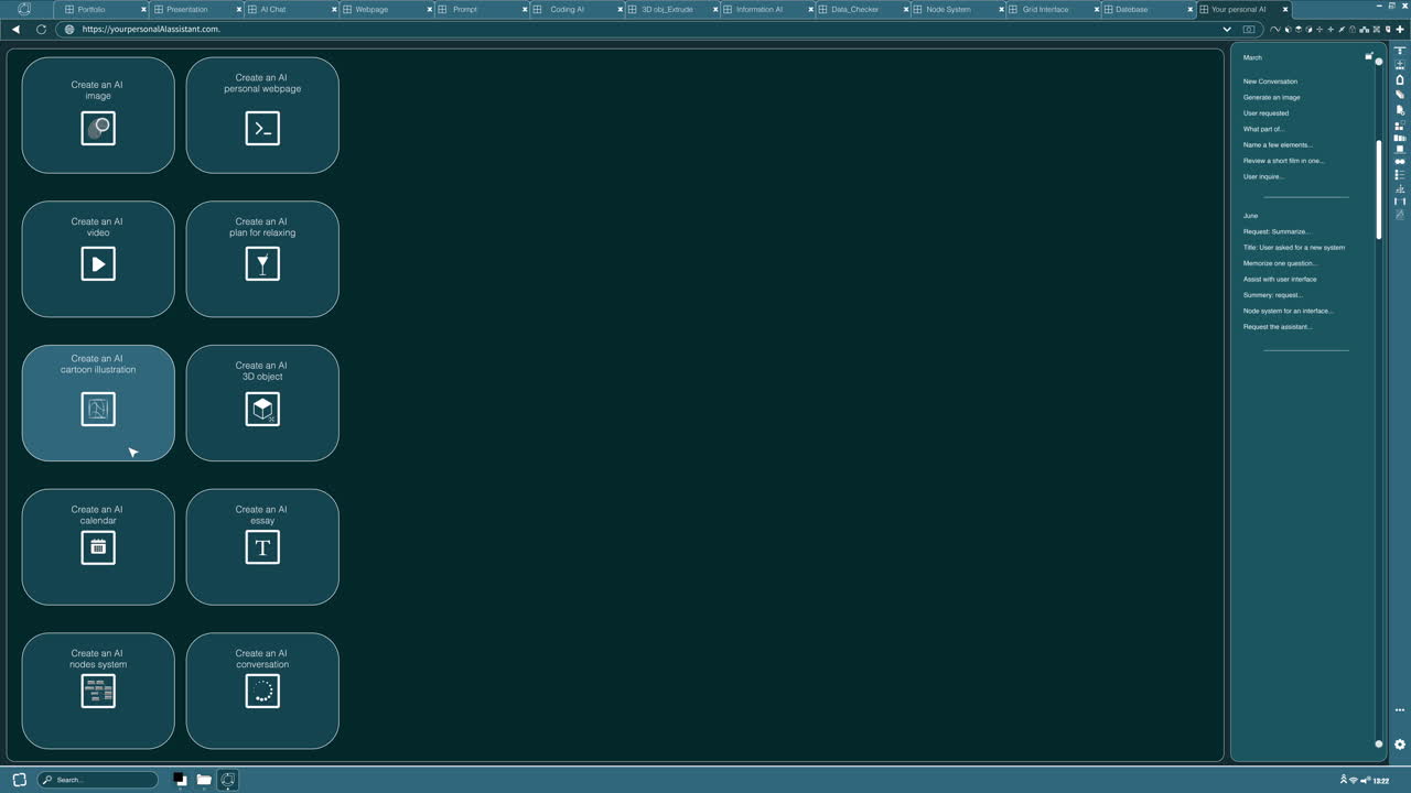 software de chatbot ui que muestra asistente virtual respondiendo a las solicitudes del usuario