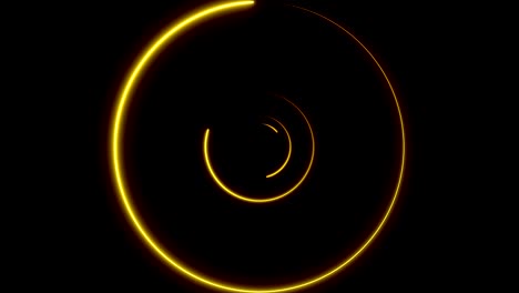 fondo abstracto con círculos de neón