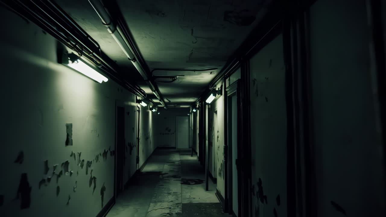 Abandoned Dark Corridor