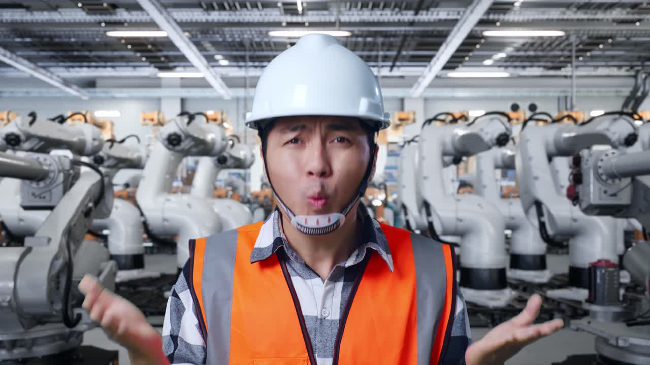 로으로 공장에서 반응하는 엔지니어