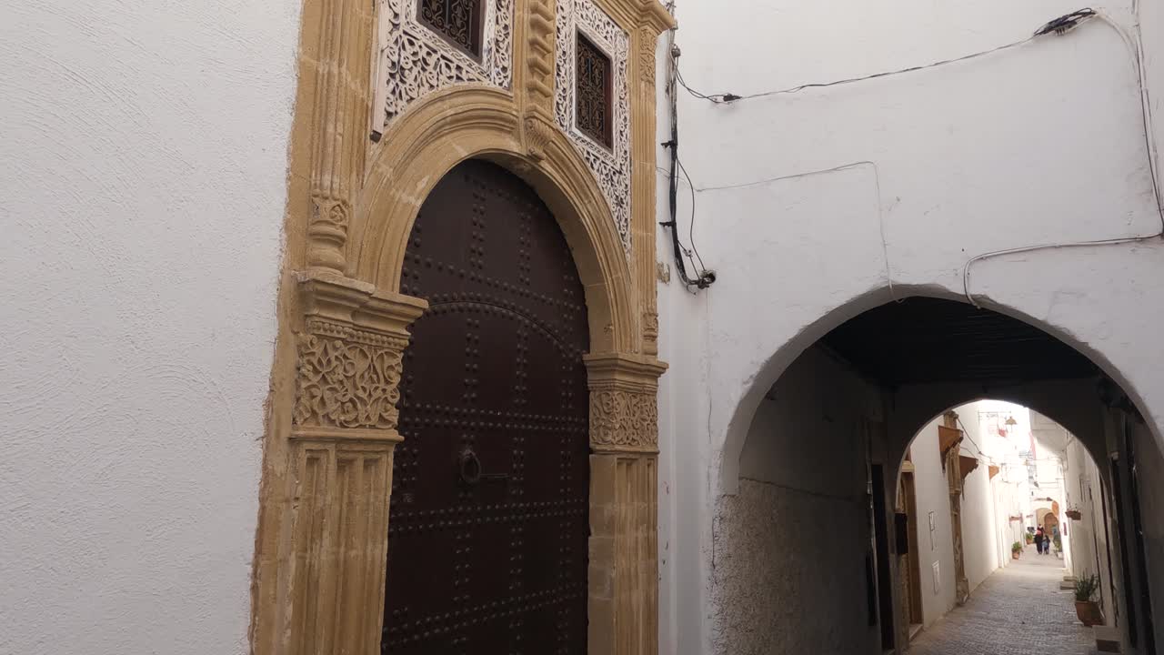 detalles arquitectónicos de la medina en rabat