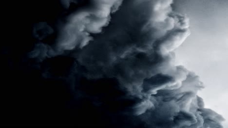 a thunderstorm within the dense cumulonimbus cloud and was moving closer