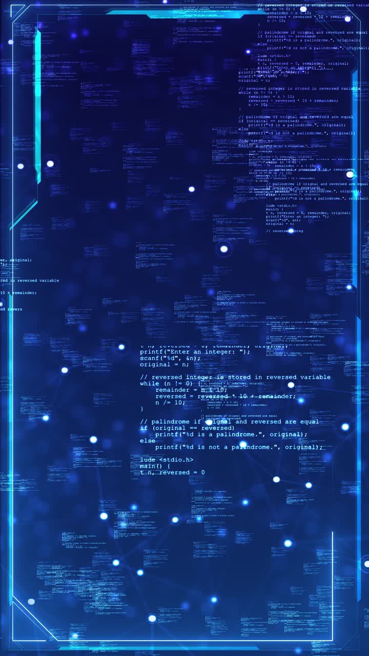Flussi di dati, cornice luminosa di nodi plexus, struttura di intelligenza digitale ideale per scene.