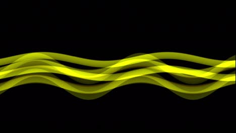 simple and cool wave effect yellow