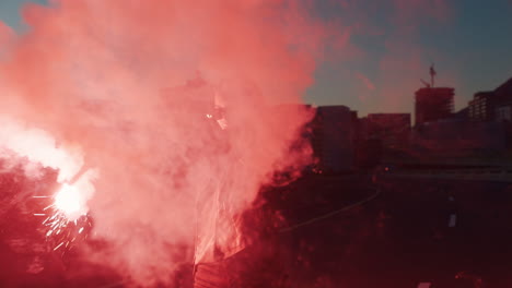 woman-dancing-with-flare-in-city-at-sunrise-rebellious-girl-protesting-in-street-with-firework-female-millennial-freedom-movement