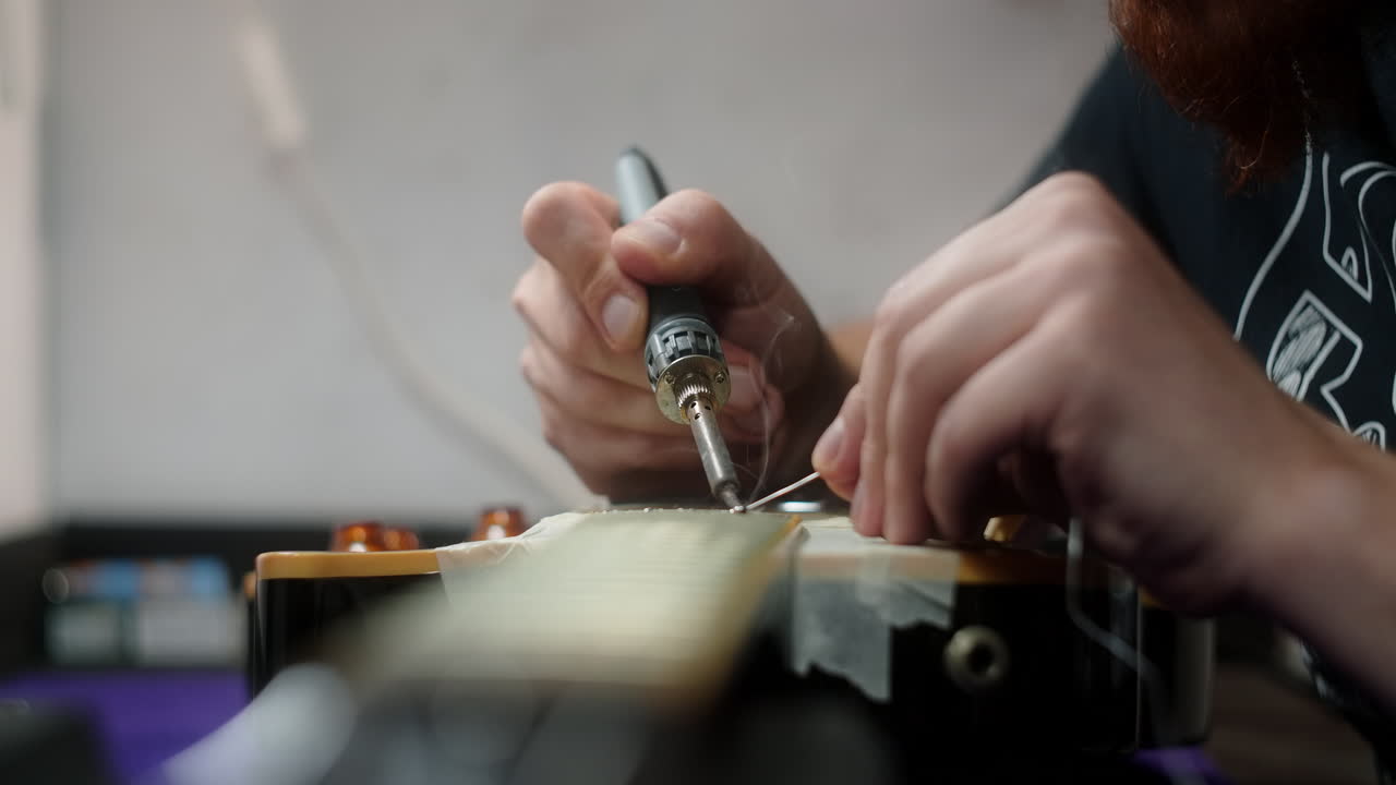 Guitar Repair - Soldering Process