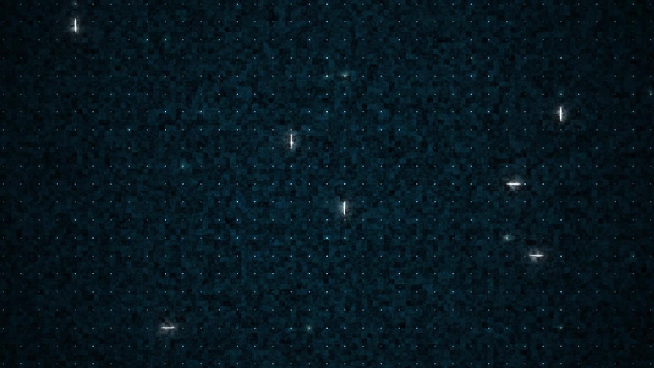 Abstract Digital Background with Flickering Light Particles