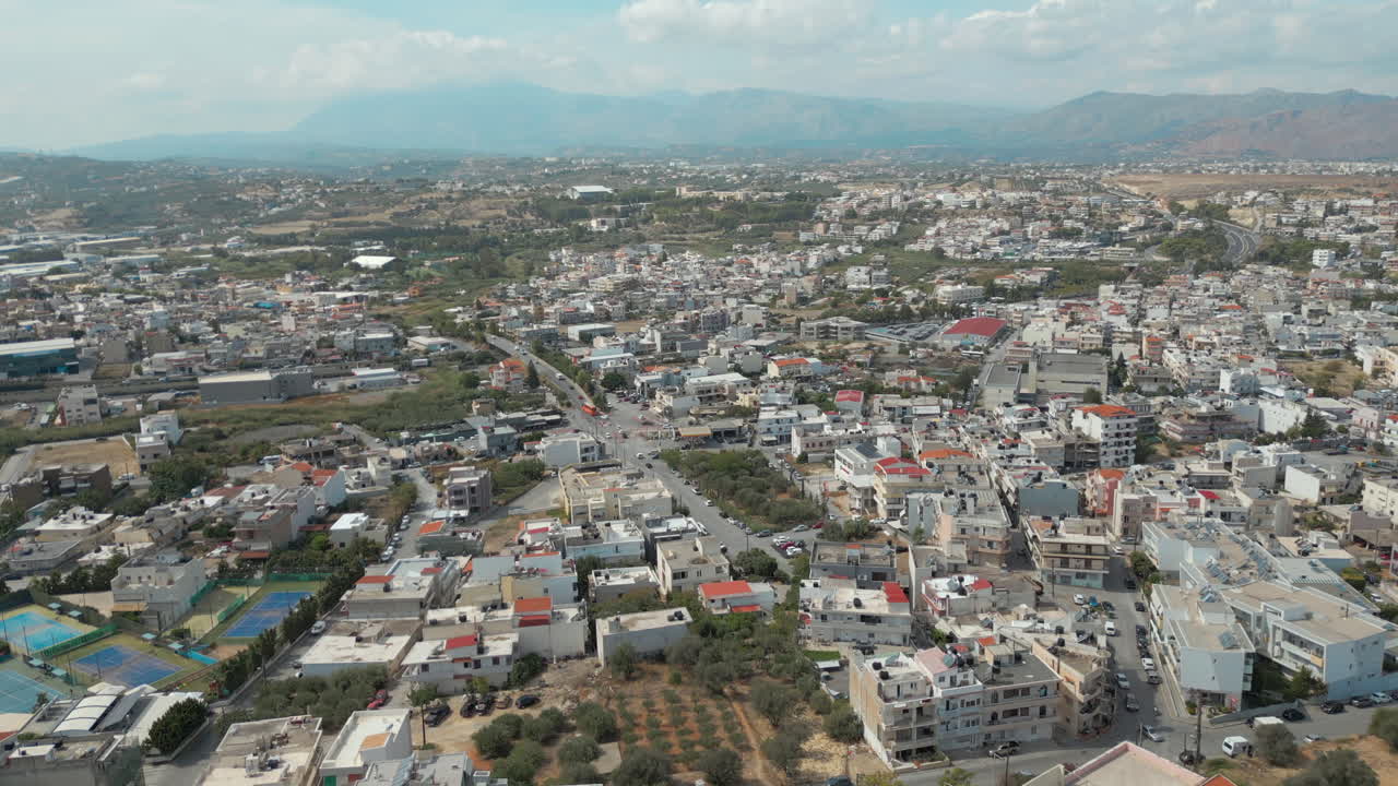 헤라클리온 크레타 북부 지역 드론 촬영 4k 60fps