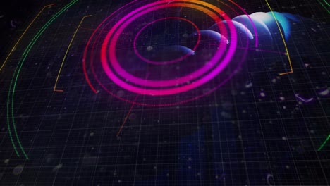 animación del escaneo del alcance sobre la cadena de adn