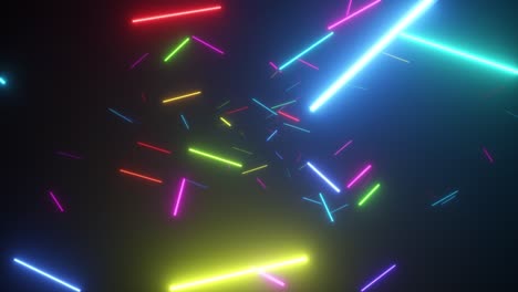 abstract neon lines background