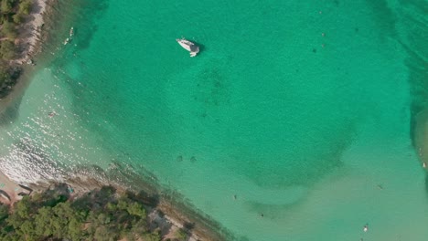croacia costa aérea playas azul agua naturaleza limpio soleado vacaciones