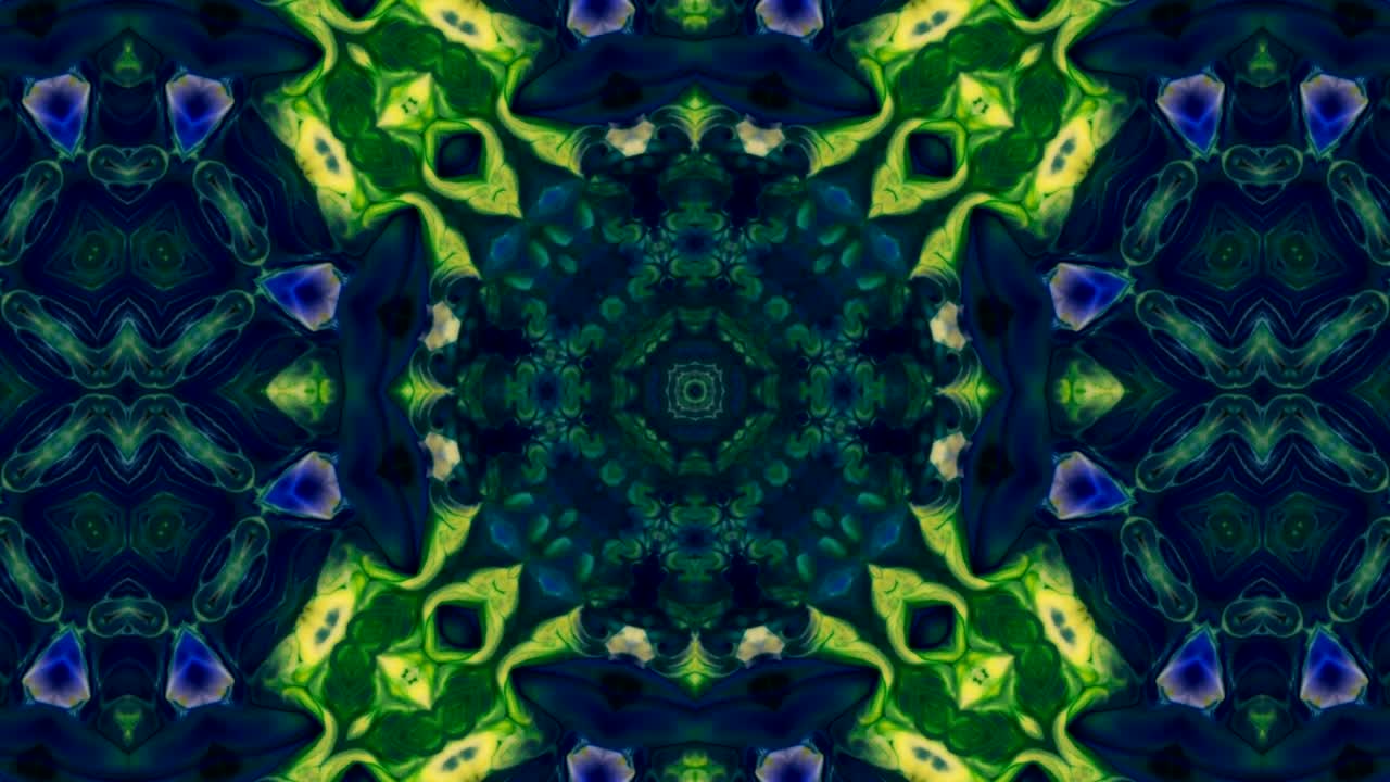 movimiento de fondo de kaleidoscopio abstractamente colorido