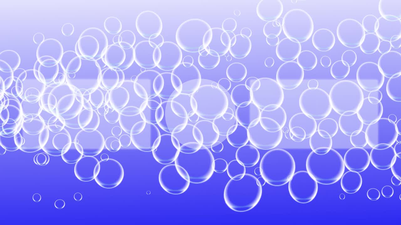 버블 시 엔드 카드 엔딩 스크린 모션 그래픽