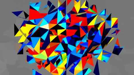 triángulos geométricos abstractos