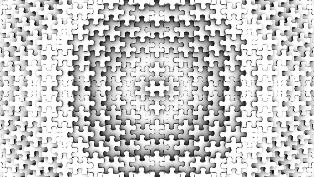 Puzzles Formed A Wave