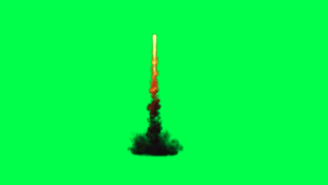 explosion and rocket launch animation