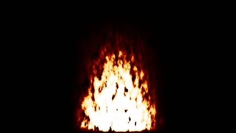 el fuego del campamento.