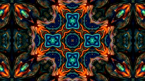 abstracto pincel tinta concepto liso patrón simétrico ornamental decorativo caleidoscopio movimiento círculo geométrico y formas de estrellas