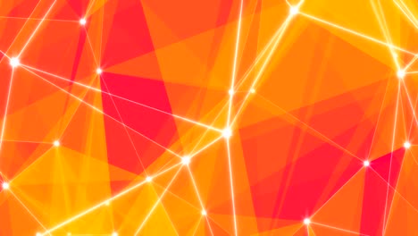 fondo de movimiento de bucle abstracto plexo dinámico tecnología futurista. renderizado en 3d