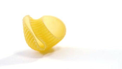 close-up of conchiglie pasta